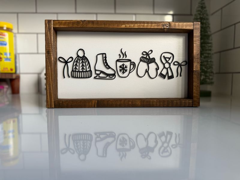 Winter Fun Wood Sign
