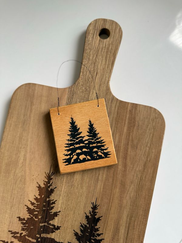 Snowy Tree Ornament