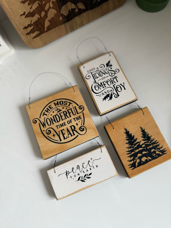 Set 1: Pack Of 4 Ornaments