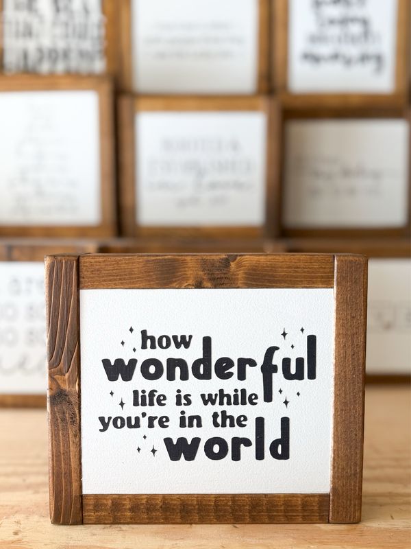 How Wonderful Life Is mini