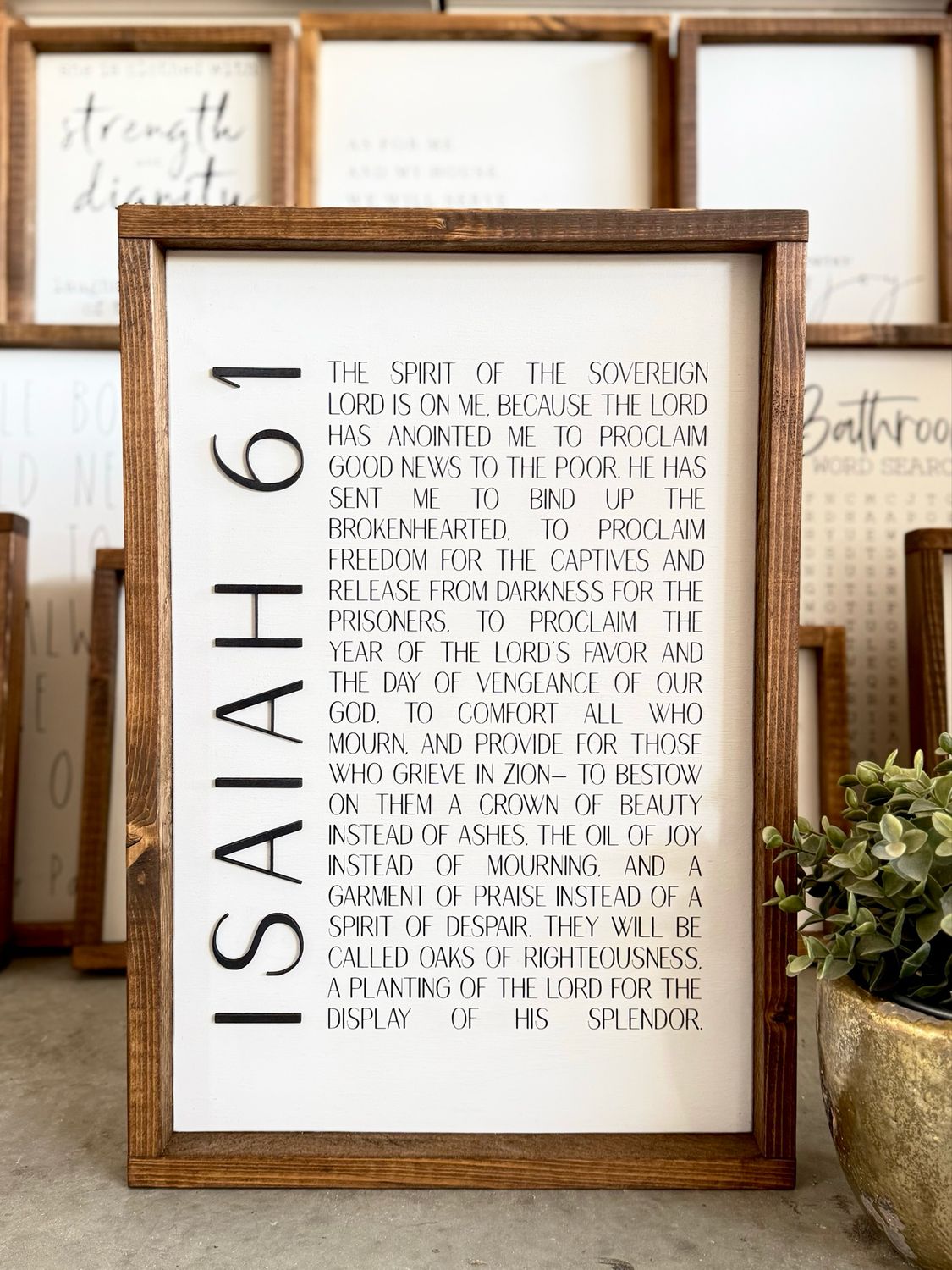 Isaiah 61 (Laser Cut)