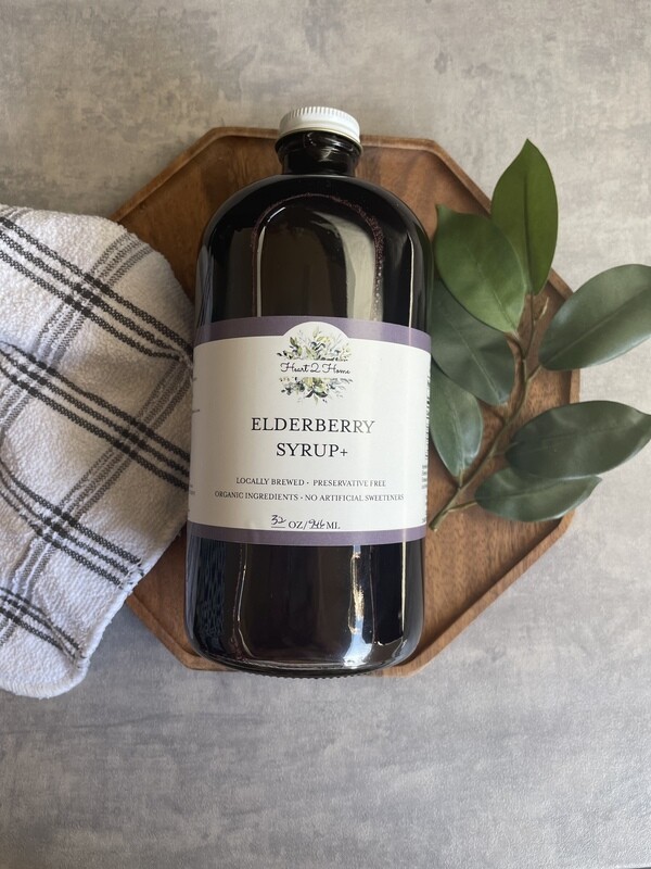 32 Oz Elderberry Syrup+
