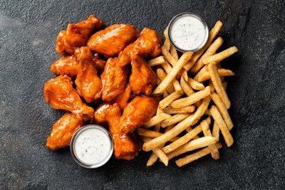 WINGS AND FRIES