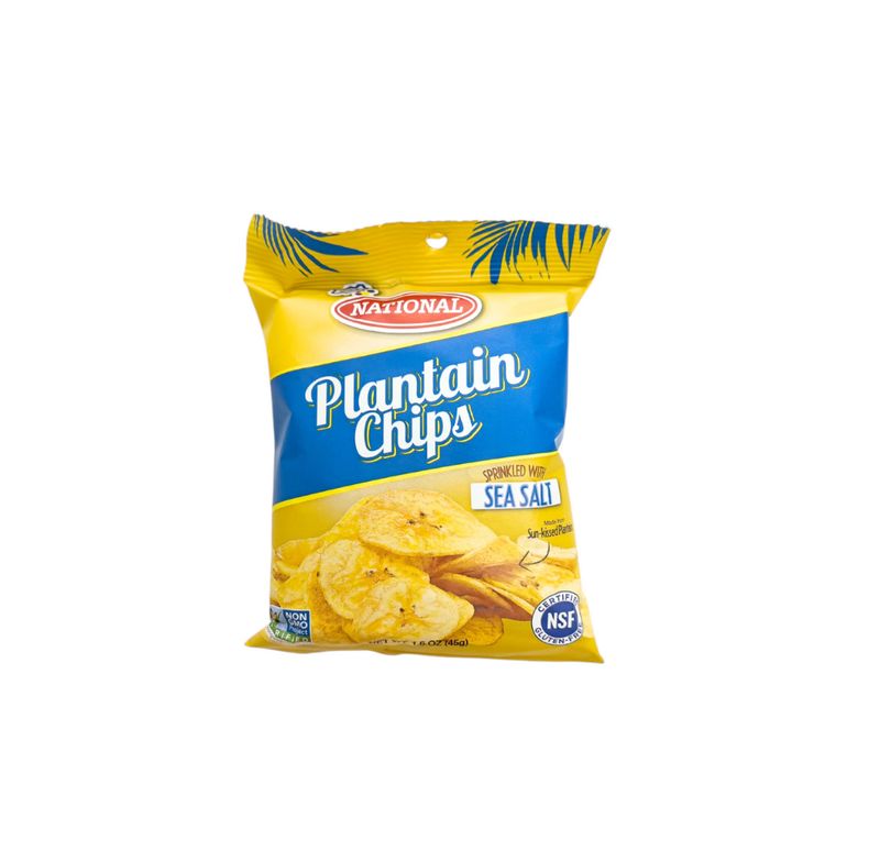 NATIONAL - PLANTAIN CHIPS 45G