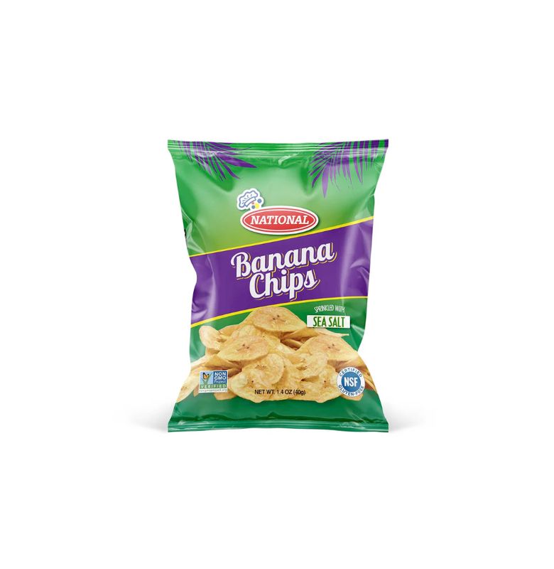 NATIONAL - BANANA CHIPS 45G