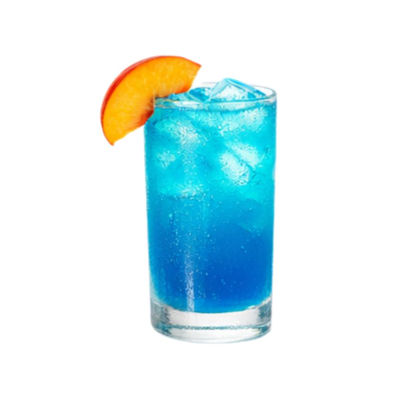PEACHY BLUE LAGOON COCKTAIL