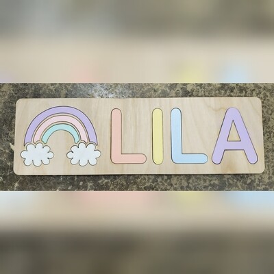 Rainbow Name Puzzle