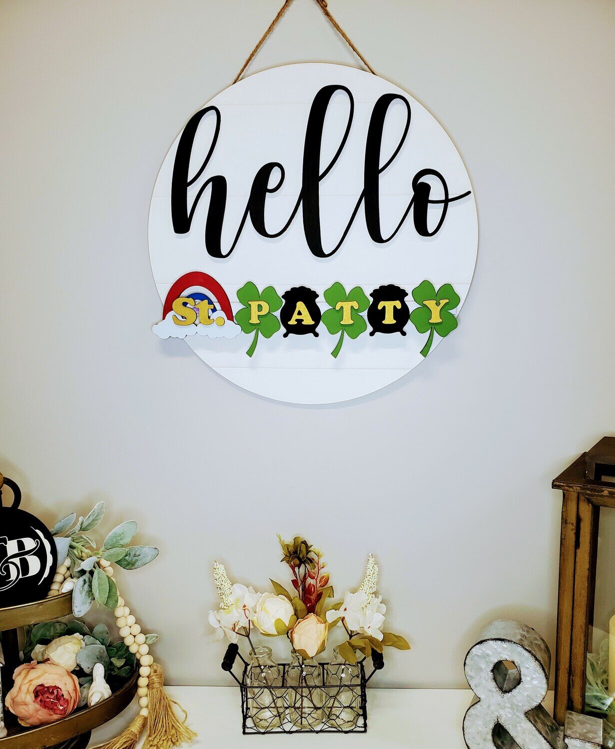 Hello Interchangeable Door Hanger