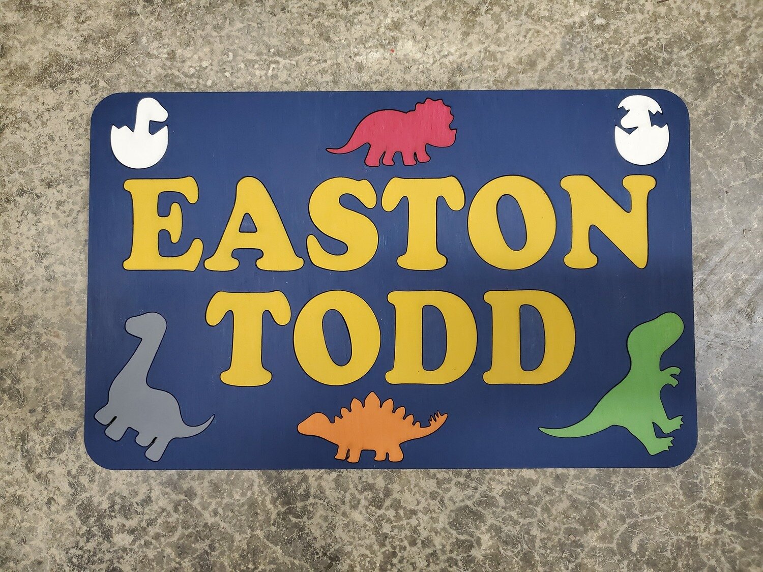 Personalized Name and Dinos Puzzle