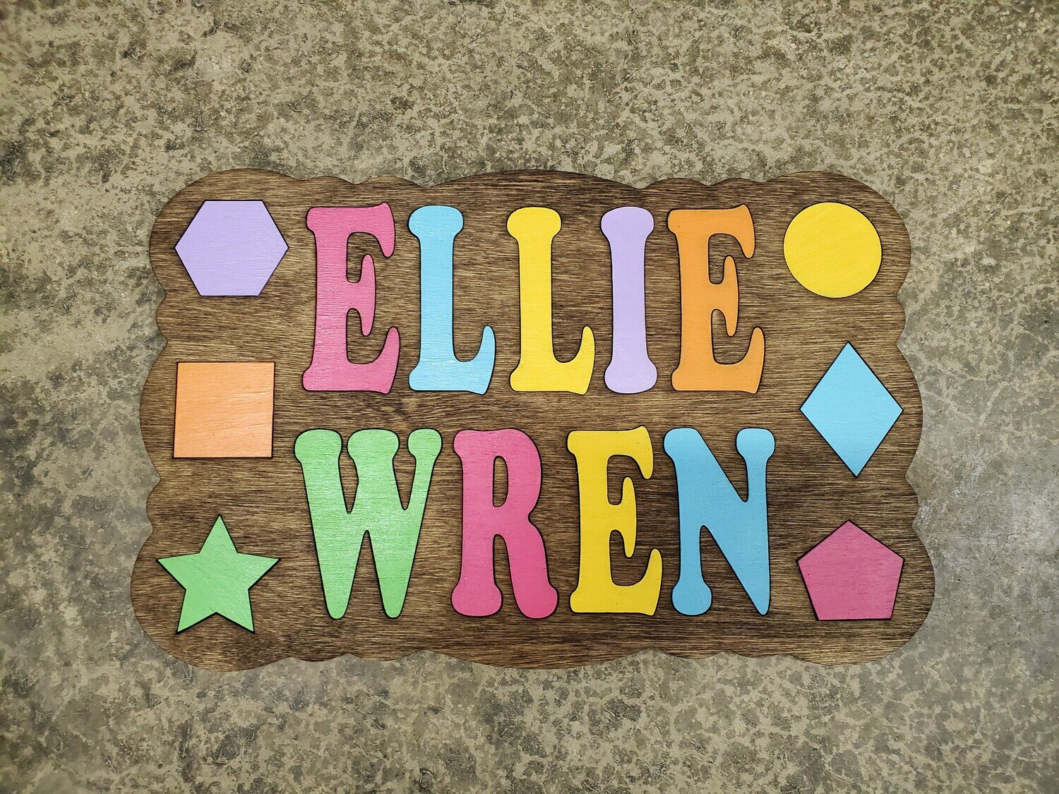 Name and Shapes Puzzle
