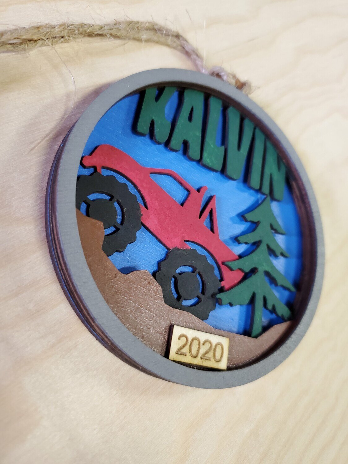 Truck Name Ornament