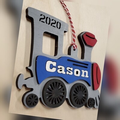 Train Name Ornament