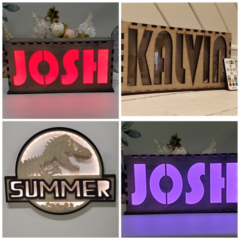 LED Lighted Signs and Decor