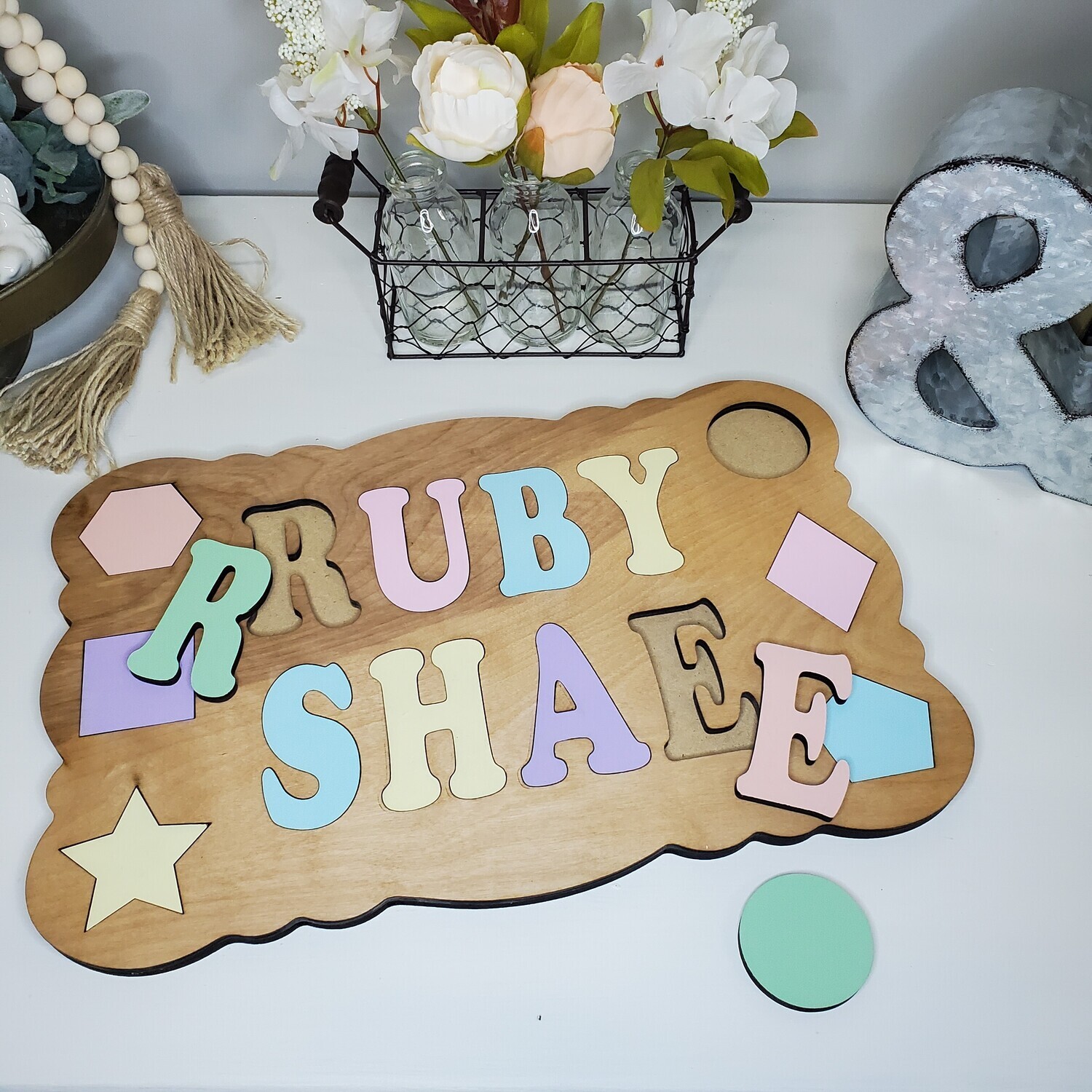 Name and Shapes Puzzle
