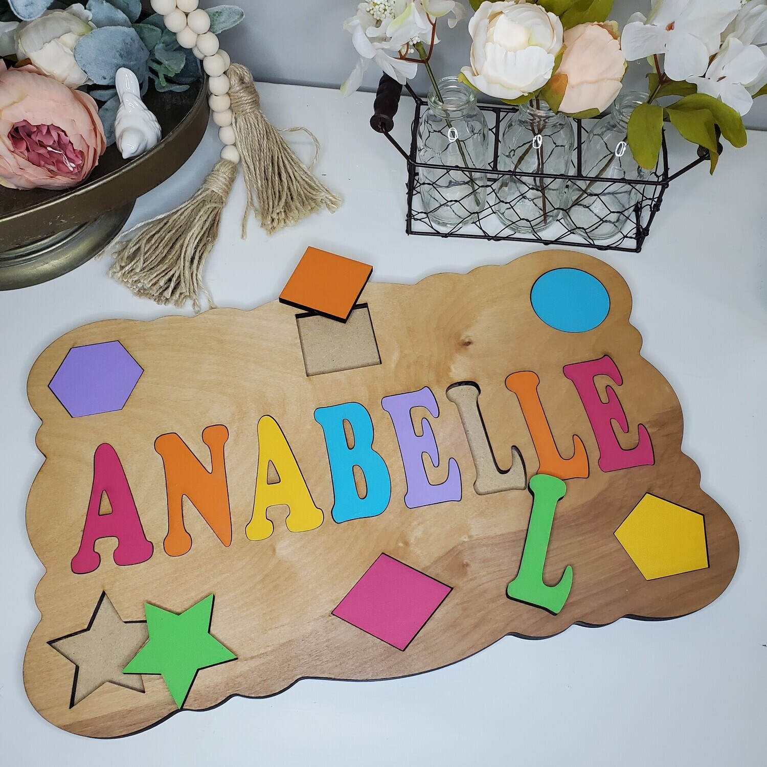 Name and Shapes Puzzle