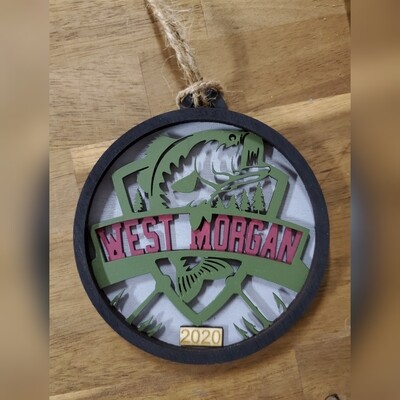 Bass Name Ornament