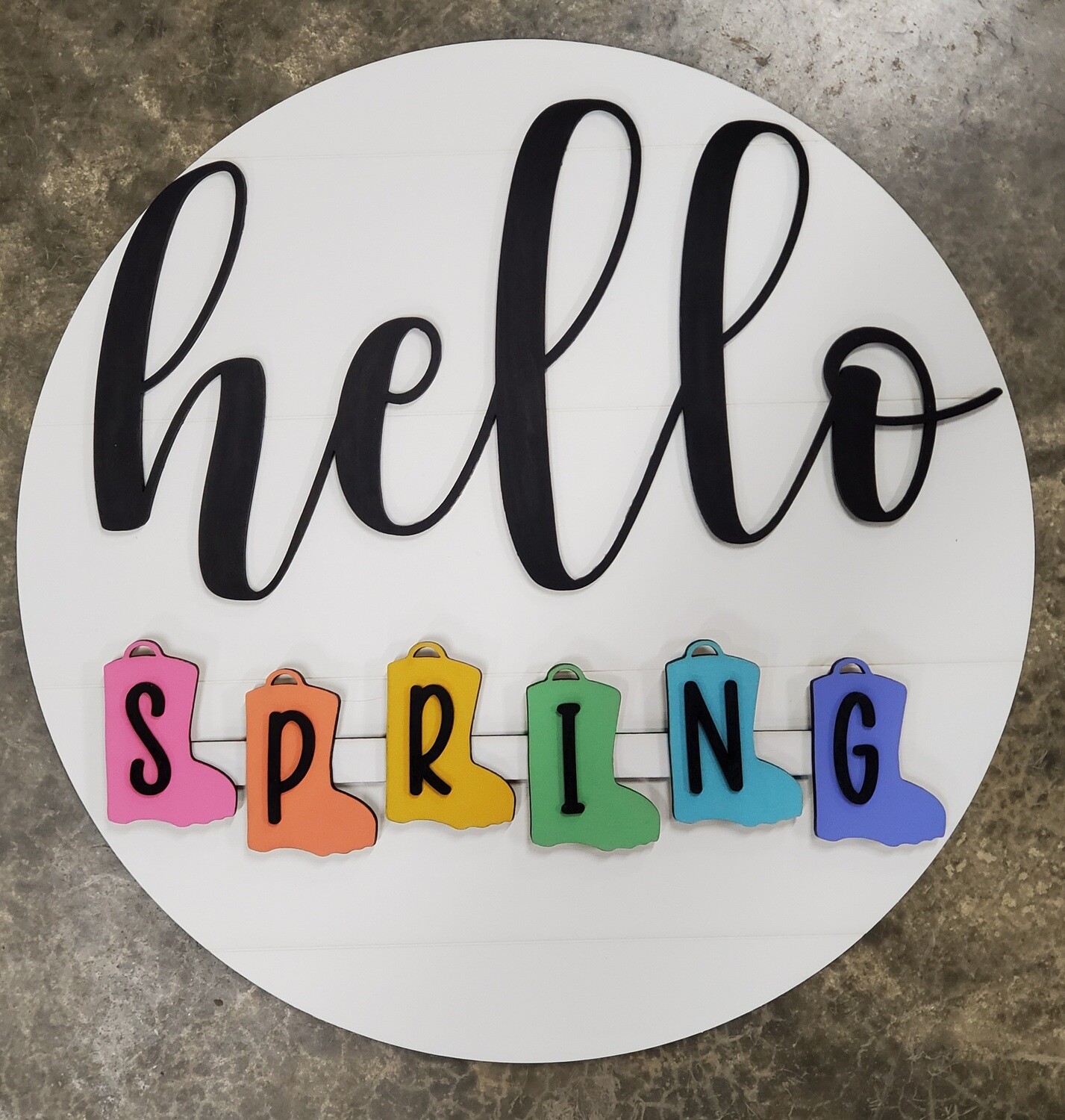 Hello Interchangeable Door Hanger