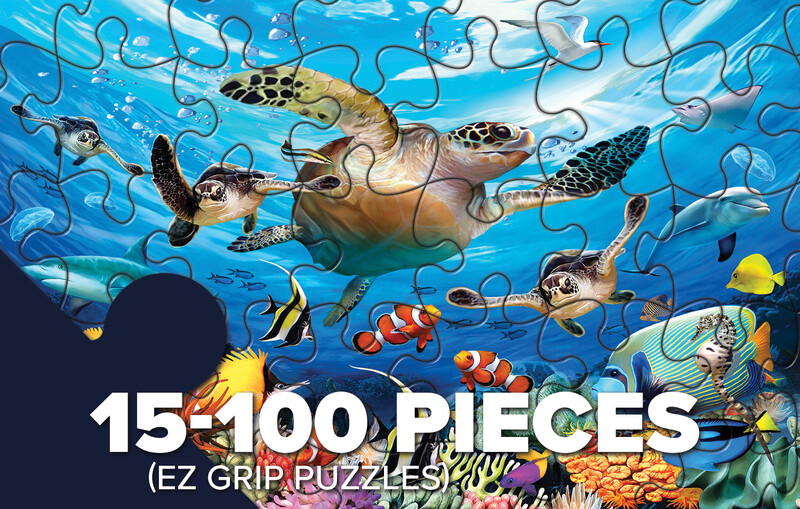 15-100 Piece Puzzles