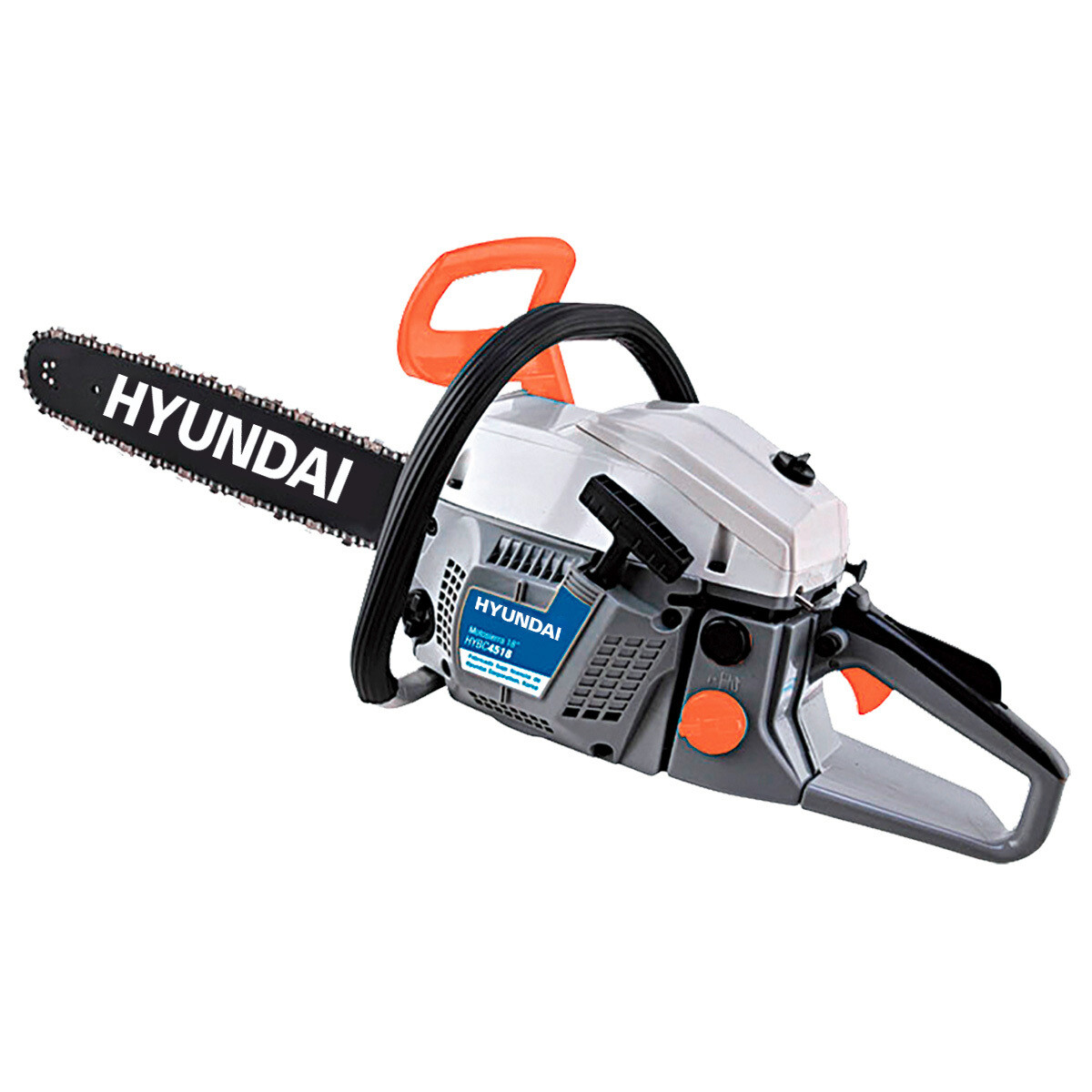 Motosierra Explosión Nafta Hyundai 2.4 Hp 45cc Espada 18 45,5cm