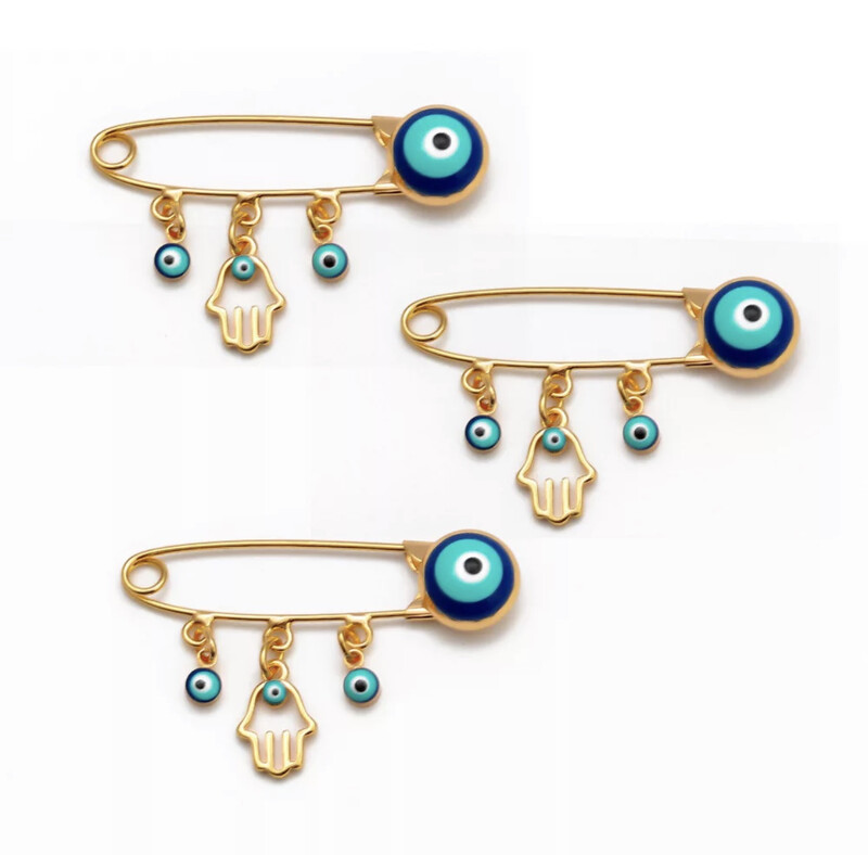 Evil Eye Brooch