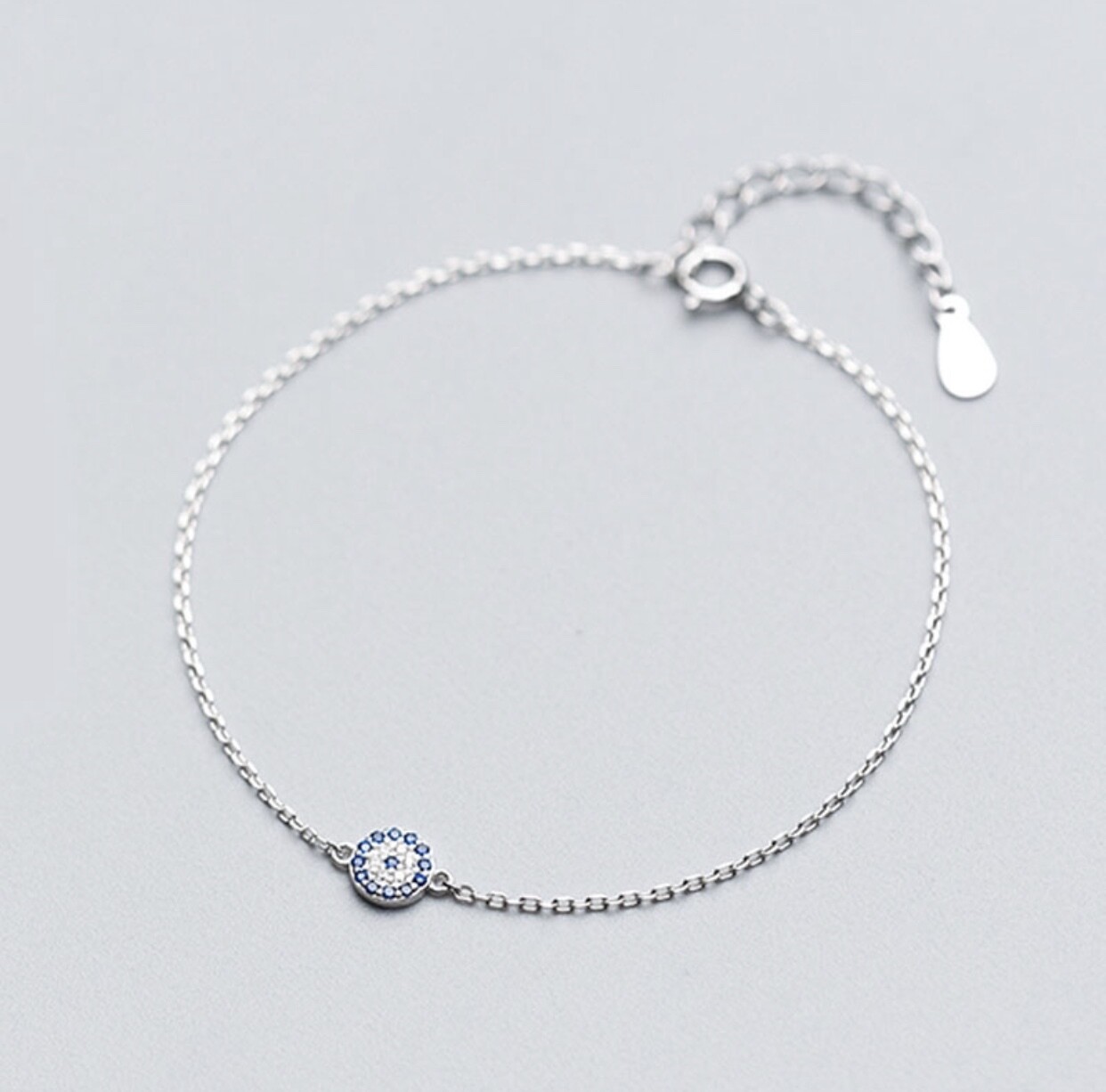 Evil Eye Bracelet (Silver)