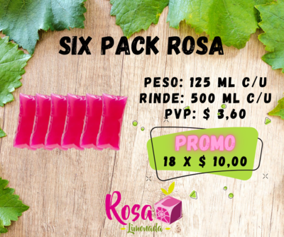Six Pack de Rosa Limonada