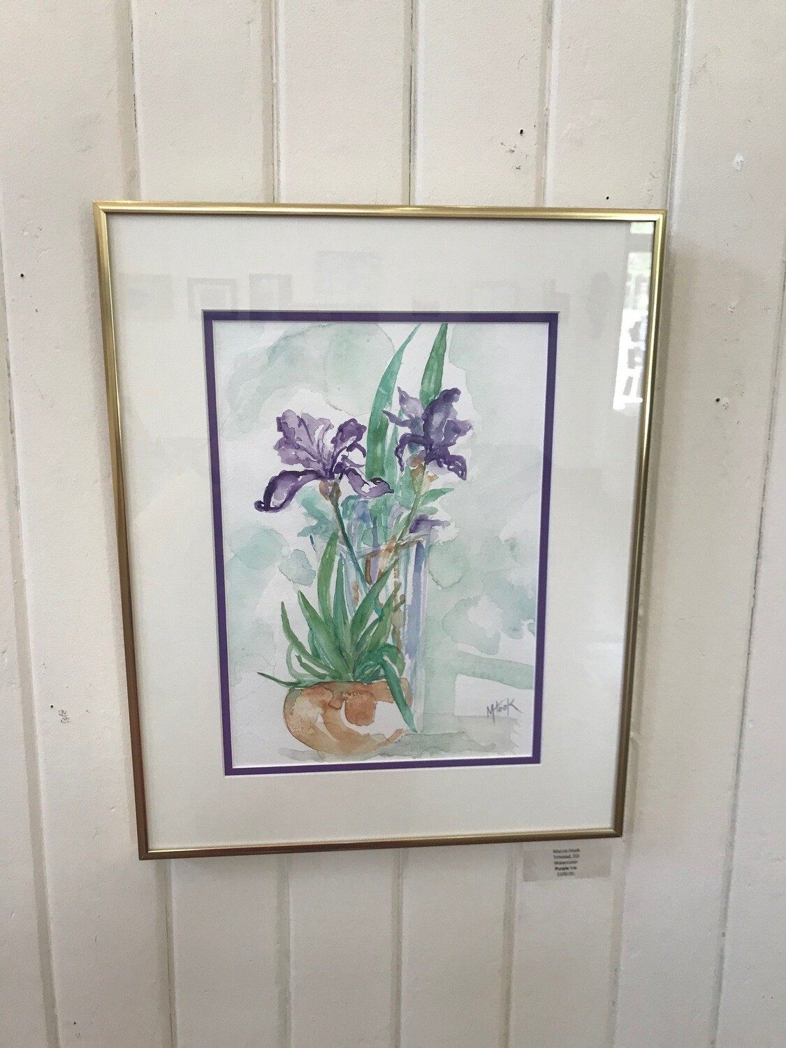"Purple Iris" by Marcia Hook