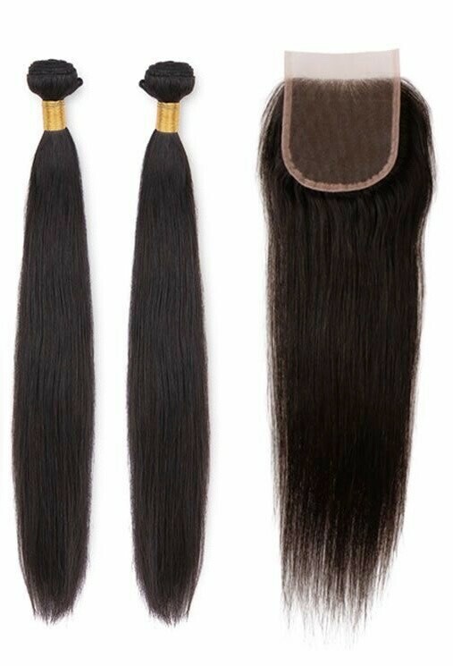 Hair Combo -
2 Bundles 20&quot; + 14&quot;(4X4/2X6) closure or 3 Bundles 18&quot;
