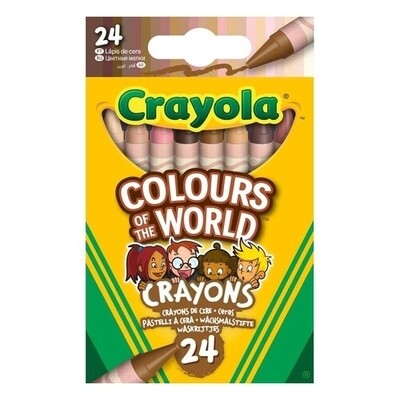 Crayola Colour of the World Crayons Skin Tone Crayons