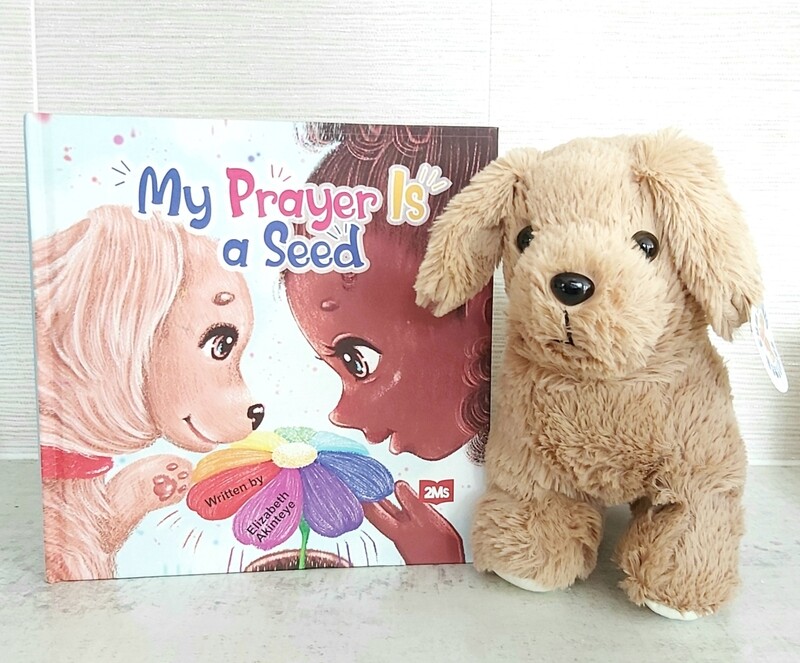 My Prayer is A Seed + plushy Dog bundle