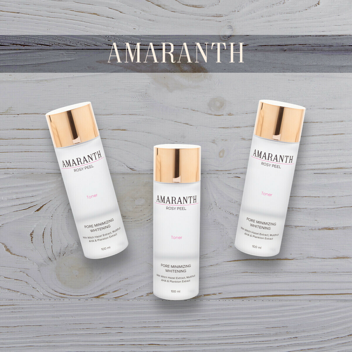 Amaranth Rosy Peel Toner