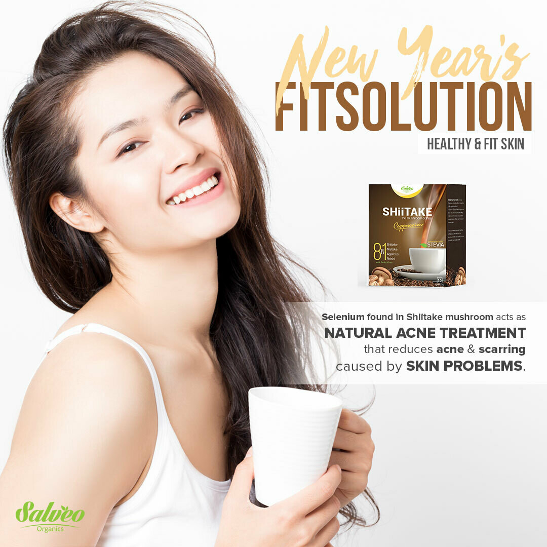 Shiitake 8-in 1 Healthy Coffee 10pcs/box