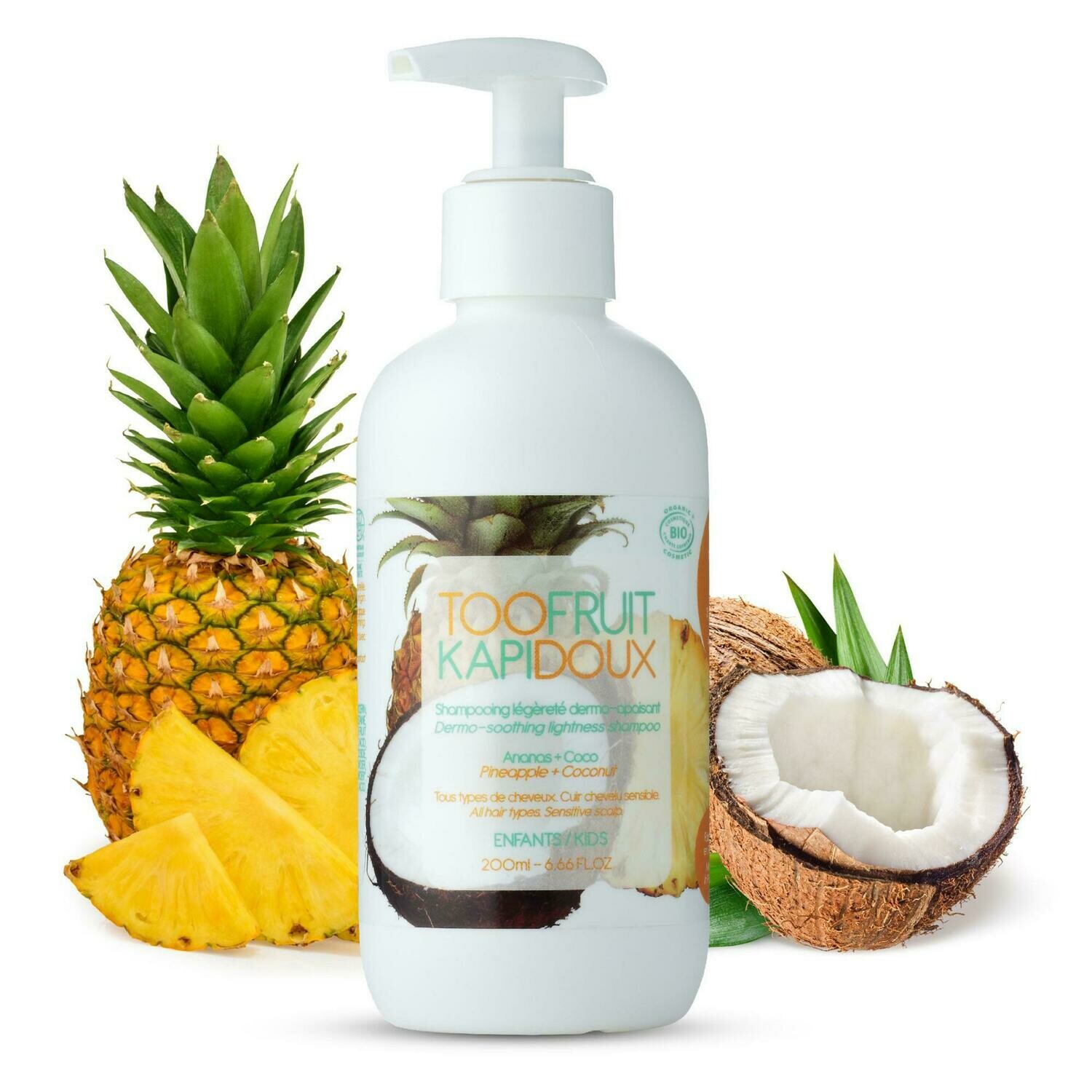 ​Shampooing BIO Dermo-apaisant Ananas-Coco