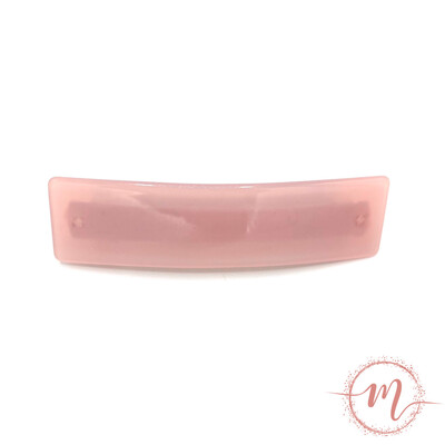 Barrette Rose pastel à clip