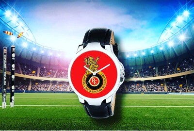 Stylish Analogue Watch for IPL Fans - RCB