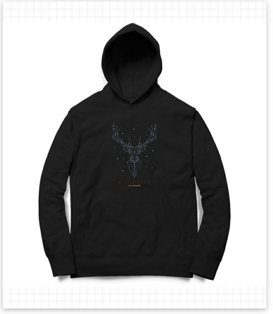 KNIGHT graphic printed Hoodie
