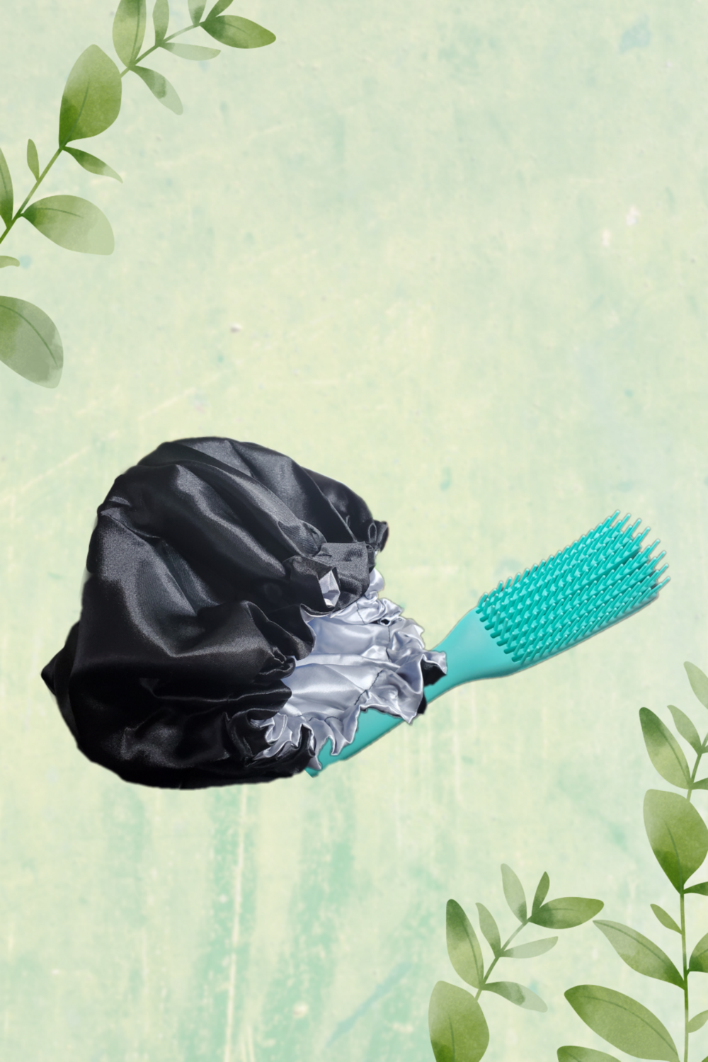 Satin Bonnets &amp; Brush set