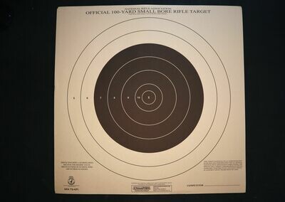 NRA Official 100-Yard Small Rifle Targets (12-pk)