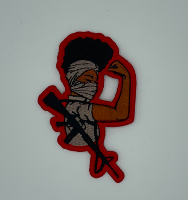 Afro Queen w/ Gun Patch