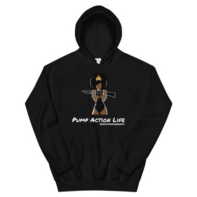 Pump Action Queen Unisex Hoodie
