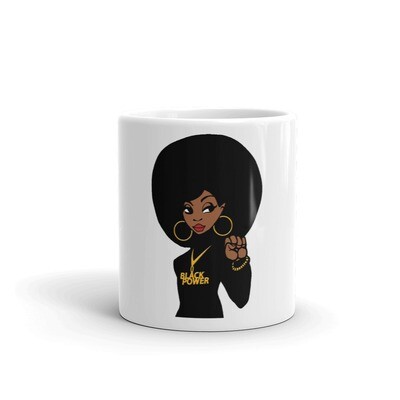 Black Power Queen Coffee Mug