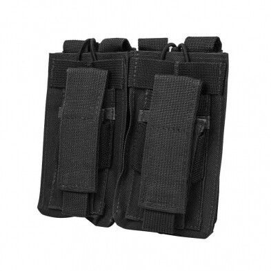 VISM Shooters Gear Double AR and Pistol Mag Pouch, Color: Black