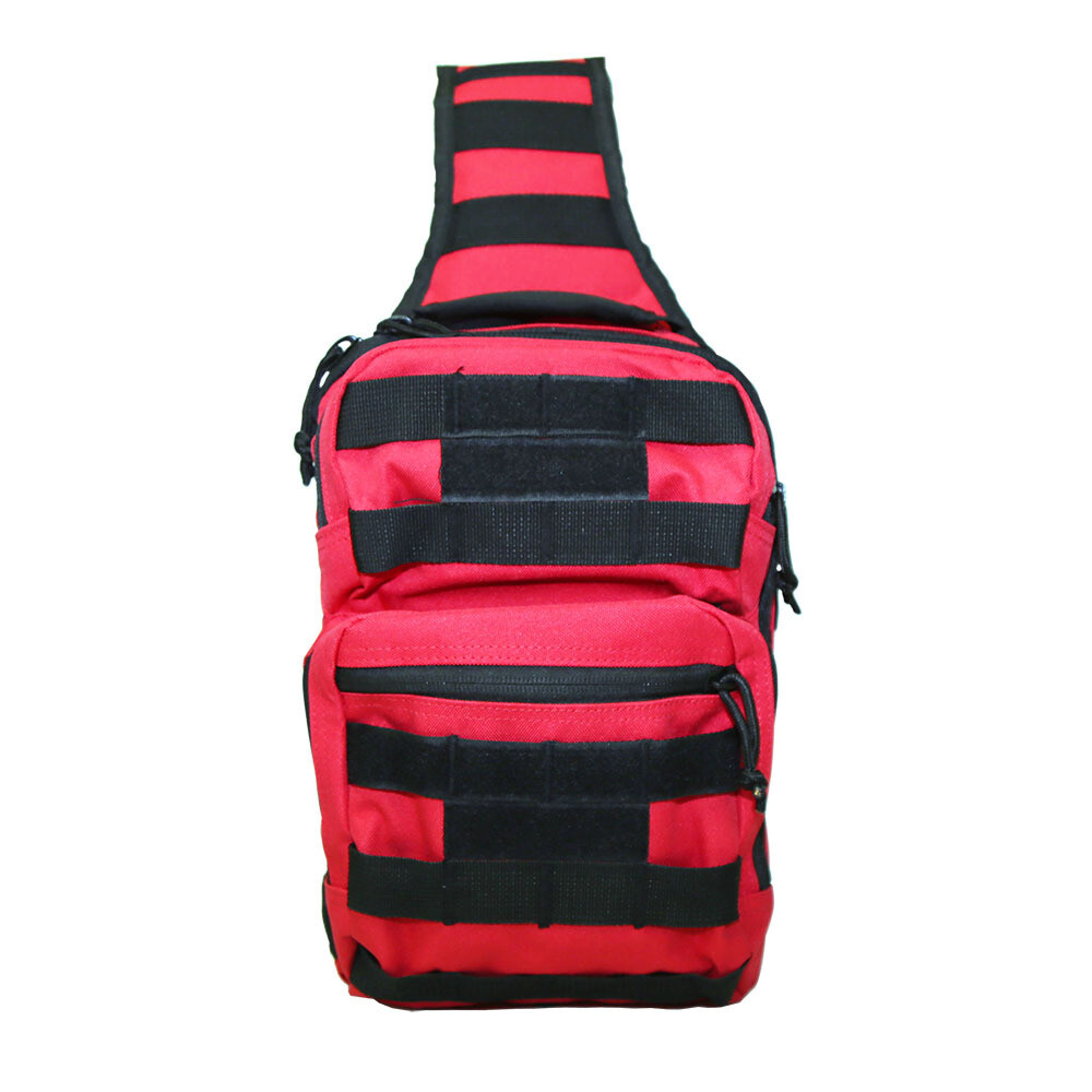 VISM Performance Gear Sling Utility Bag, Color: Red