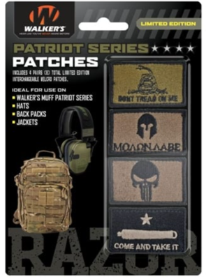 Walkers GXPPATKIT Patriot Muff Patch Kit Come &amp; Take It Version Velcro
