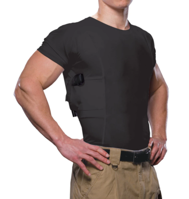 UnderTech Men&#39;s Conceal Carry Crew Neck Shirt