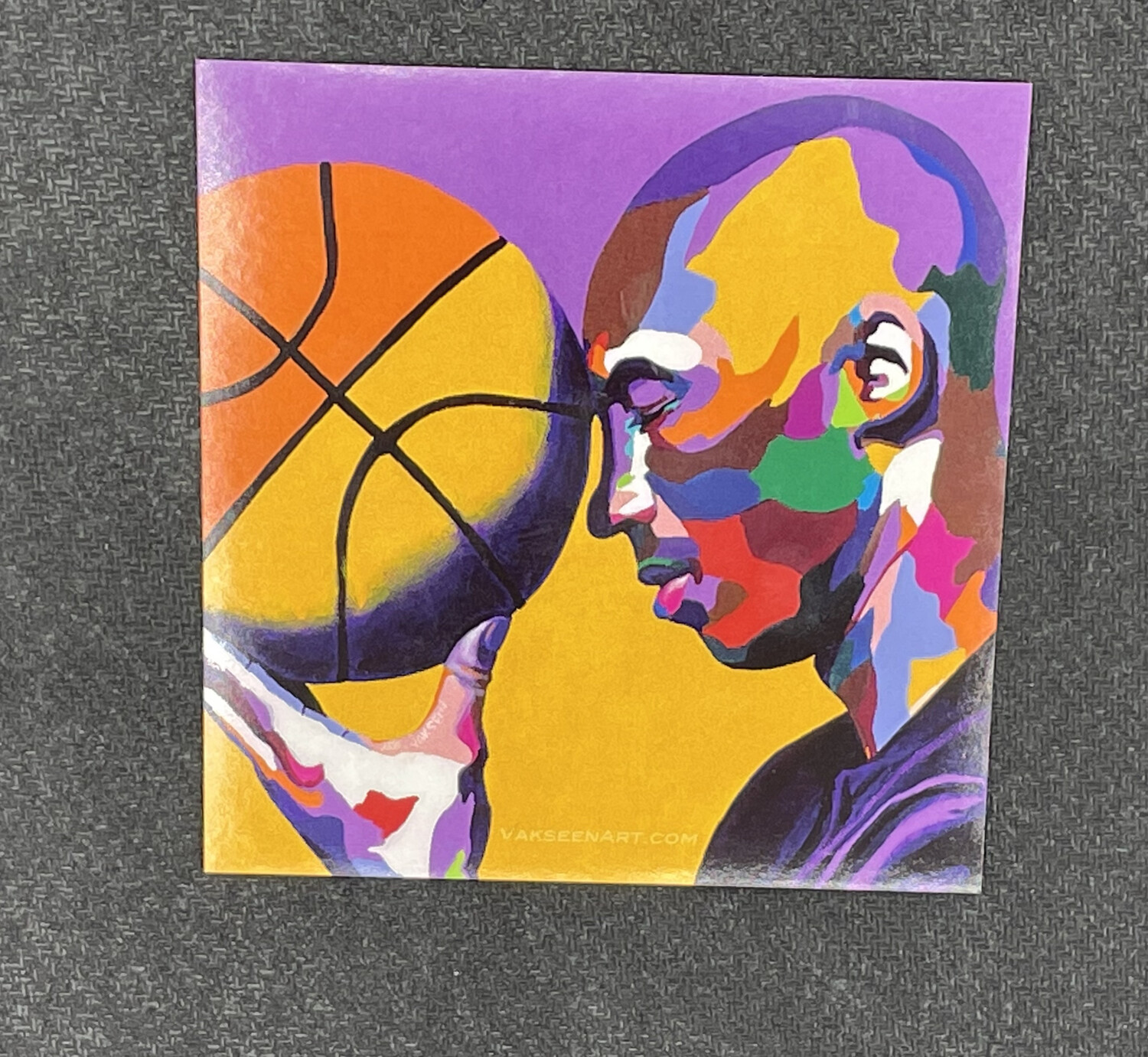 ONE WITH THE GAME - KOBE BRYANT PORTRAIT ART - CUSTOM ART STICKERS FOR LAPTOP &amp; WALL DECOR