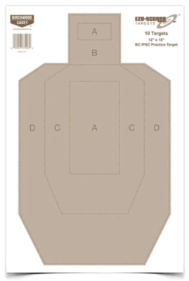 Birchwood Casey IPSC Practice Target (10 pk)