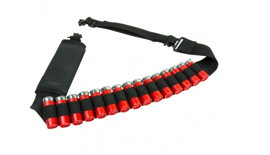 Shotgun Bandolier Sling w/Sling Swivel Hardware