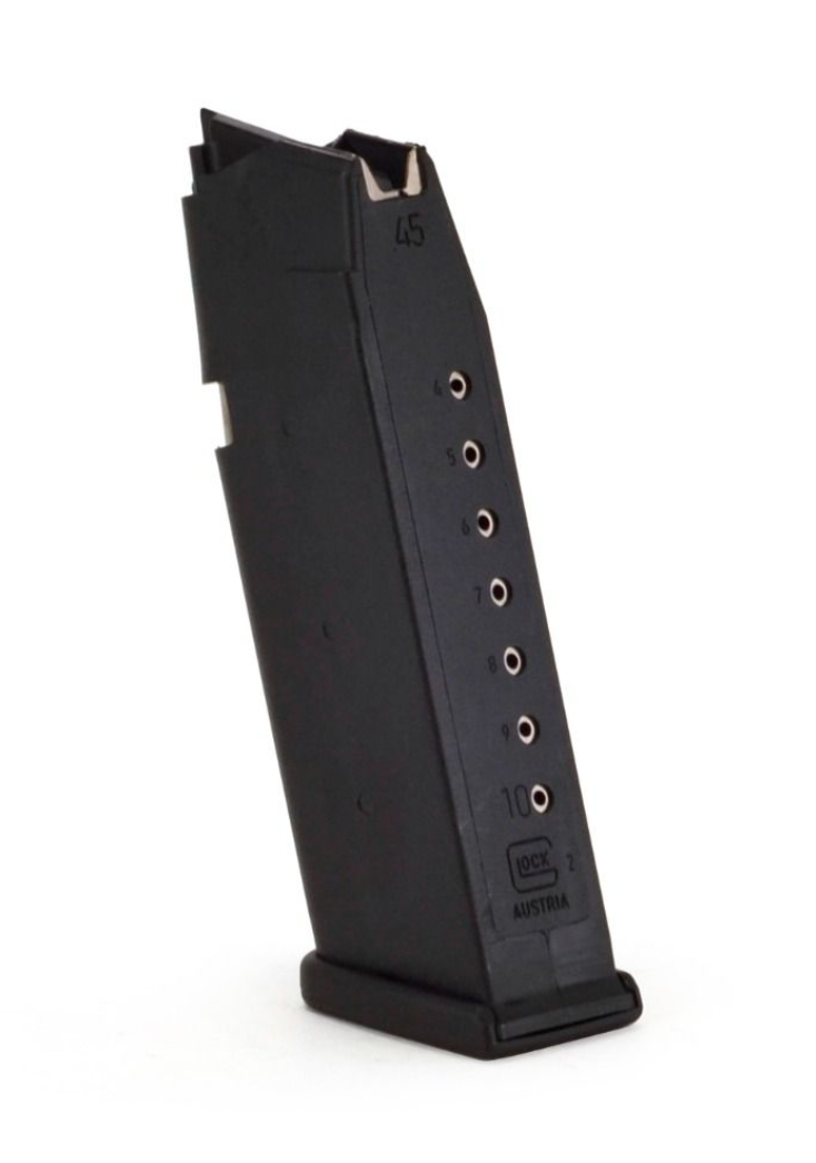 Glock OEM Glock 21/41 45 ACP 10rd Black Polymer