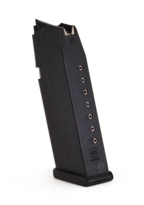 Glock OEM Glock 21/41 45 ACP 10rd Black Polymer